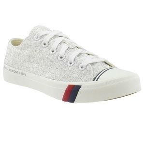 NWOB PRO-KEDS Royal Lo Reflective Ripstop White Sneakers Men's Size 6